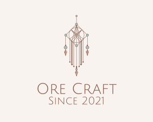 Bohemian Macrame Craft  logo design