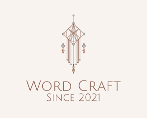 Bohemian Macrame Craft  logo design