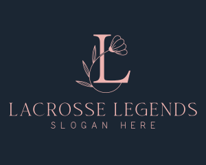 Boutique Floral Letter L logo design