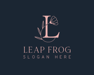 Boutique Floral Letter L logo design