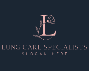 Boutique Floral Letter L logo design