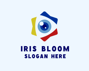 Iris - Star Camera Lens logo design