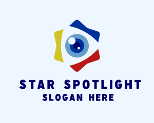 Star Camera Lens logo design