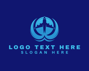 Airplane - Travel Airplane Trip logo design