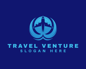 Trip - Travel Airplane Trip logo design