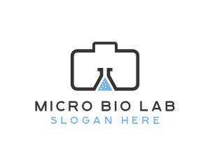 Camera Lab Flask logo design