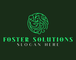 Foster - Mother Baby Family logo design