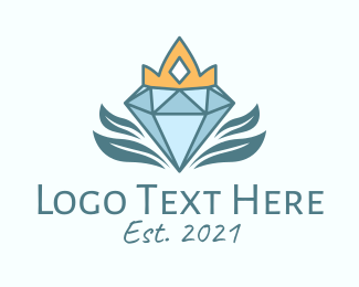 Precious Crystal Diamond  Logo Maker
