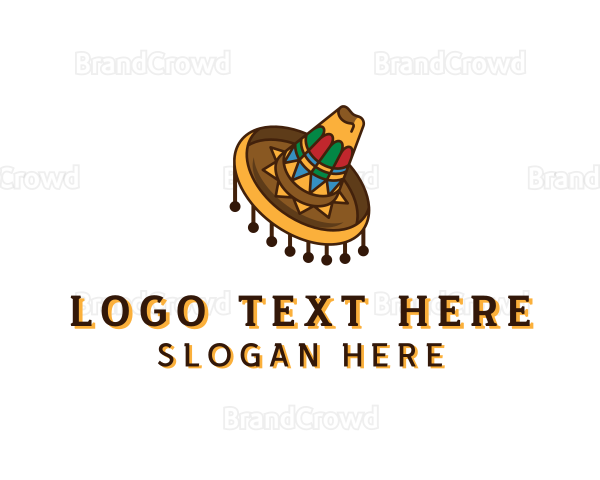 Mexican Sombrero Hat Logo