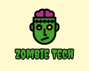 Zombie - Zombie Brain Game logo design