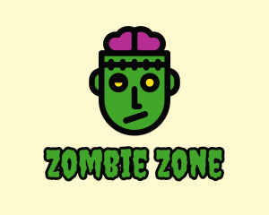 Zombie - Zombie Brain Game logo design