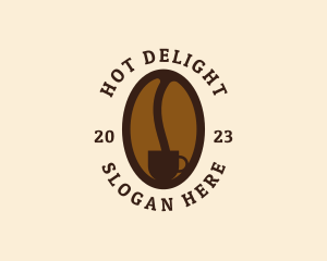 Hot Coffee Cup logo design