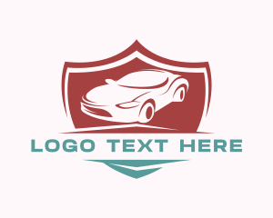 Detailing - Car Mechanic Shield logo design