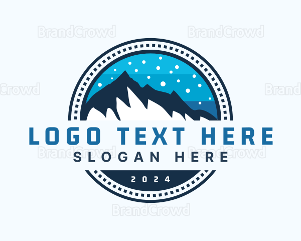 Outdoor Night Mountain Logo