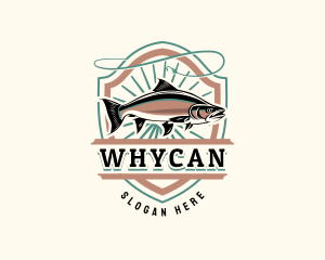 Fisherman Hook Seafood logo design