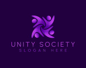 Society - Human People Society logo design