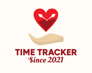 Heart Clock Foundation logo design