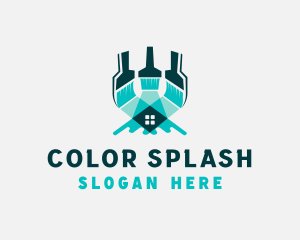 Paint House Painter logo design