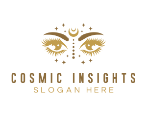 Mystical Cosmic Eyes logo design