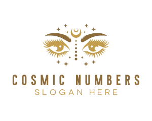 Mystical Cosmic Eyes logo design