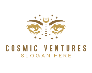 Mystical Cosmic Eyes logo design