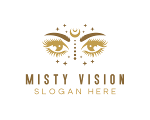 Mystical Cosmic Eyes logo design