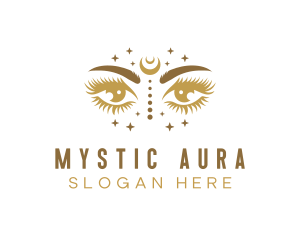 Mystical Cosmic Eyes logo design