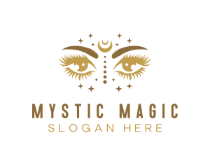 Mystical Cosmic Eyes logo design