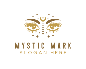 Mystical Cosmic Eyes logo design