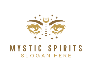 Mystical Cosmic Eyes logo design