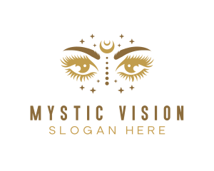 Mystical Cosmic Eyes logo design