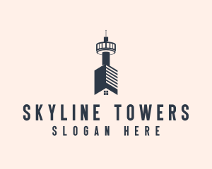 Real Estate Tower logo design