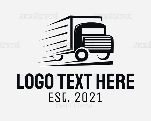 Fast Truck Delivery Logo