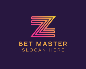 Modern Zigzag Line Letter Z Logo