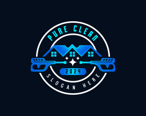 Pressure Wash Cleaning logo design