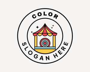 Colorful - Carnival Entertainment Tent logo design