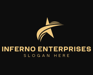 Entertainment Enterprise Star logo design