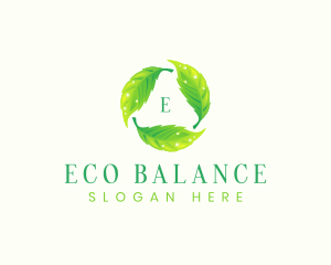 Eco Leaf Nature logo design