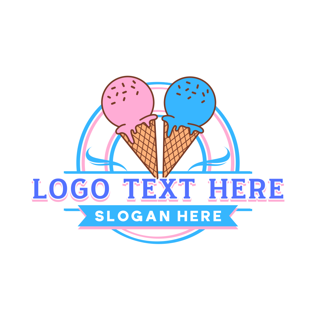 Dairy Ice Cream Sweets Logo | BrandCrowd Logo Maker