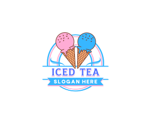 Dairy Ice Cream Sweets logo design