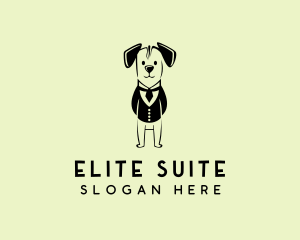 Puppy Dog Tuxedo logo design