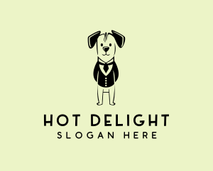 Puppy Dog Tuxedo logo design