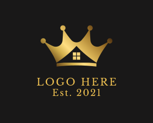Village - Golden Crown House logo design