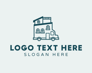 Car - Motor Home House logo design