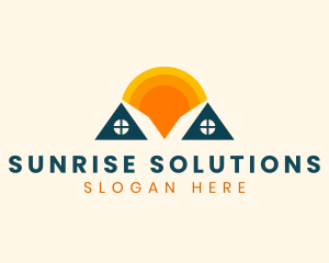 Sunrise House Realtor logo design