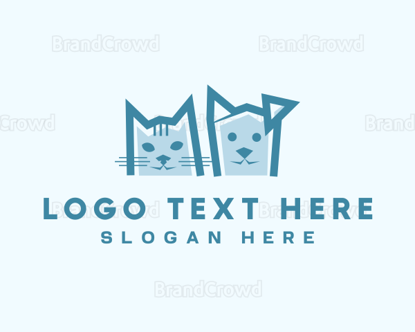 Cat Dog Pet Logo