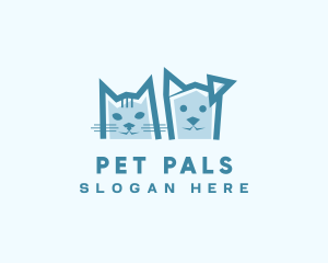 Cat Dog Pet logo design