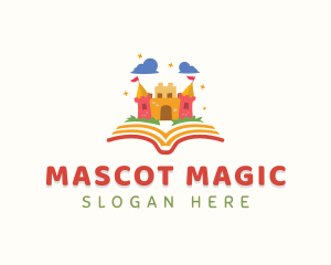 Magical Book Castle logo design