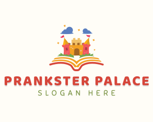 Magical Book Castle logo design