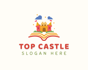 Magical Book Castle logo design